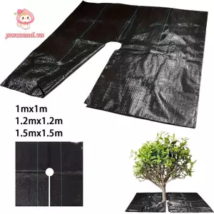 Thảm cây PWSEND, có lỗ Vải kiểm soát cỏ dại thấm nước, Phim nhựa cỏ có thể tái sử dụng