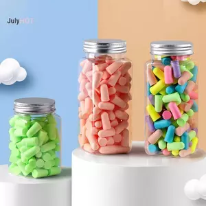JULYHOT Bullet Type Foam Earplugs Chống ồn Giảm tai khi ngủ Cắm tai Mulitcolor Massivedeals