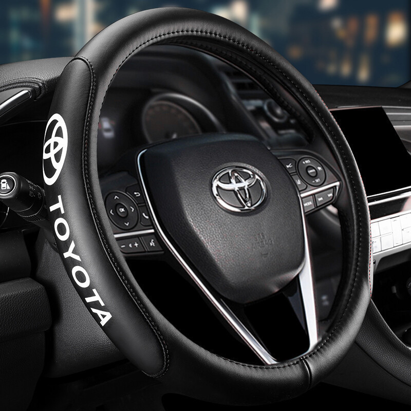 Bộ bọc vô lăng bằng da cho Toyota innova Hilux Fortuner Grandia Altis hiace đi lại Rush wigo vios CRV FJ Cruiser avanza