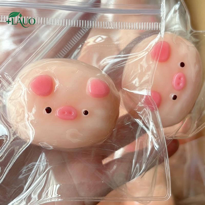 Springevenstar Quirky Pink Pig Fidget Squishy để thư giãn và giảm căng thẳng Hỗ trợ tự kỷ Springevenstar