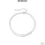 Vòng tay dây chuyền BRBRAA, Vòng tay bạc nhẹ hai lớp, Thời trang Hàn Quốc Màu bạc mịn Pulseras Mujer Quà tặng bé gái