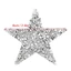 BRBRAA 5 Miếng Dán Kim Cương Giả, Bạc Thạch Anh 6cm Ngôi Sao Sắt Trên Miếng Dán, Bling Nóng Chảy Dính Táo Miếng Dán Quần Áo DIY