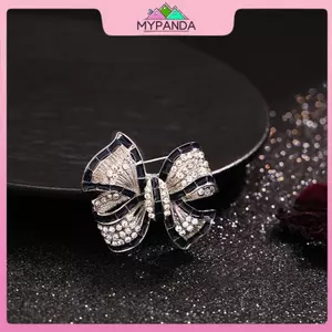 MYPANDA Trâm Cài Nơ Đẹp Cho Nữ Unisex Kim Cương Giả Cung Điện Phong Cách Nút Thắt Thanh Lịch Thường Ngày Đảng Văn Phòng Cài Áo Quà Tặng.