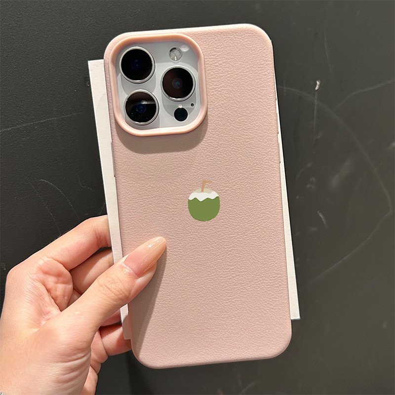 Dành cho ốp lưng iPhone 17 16 Pro Max 15 14 13 12 11 Hình minh họa nước dừa