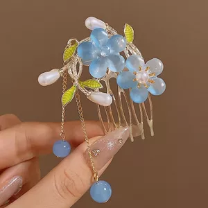 Cổ Rỗng Tua Rua Chèn Lược Kẹp Tóc Bên Hanfu 6.2