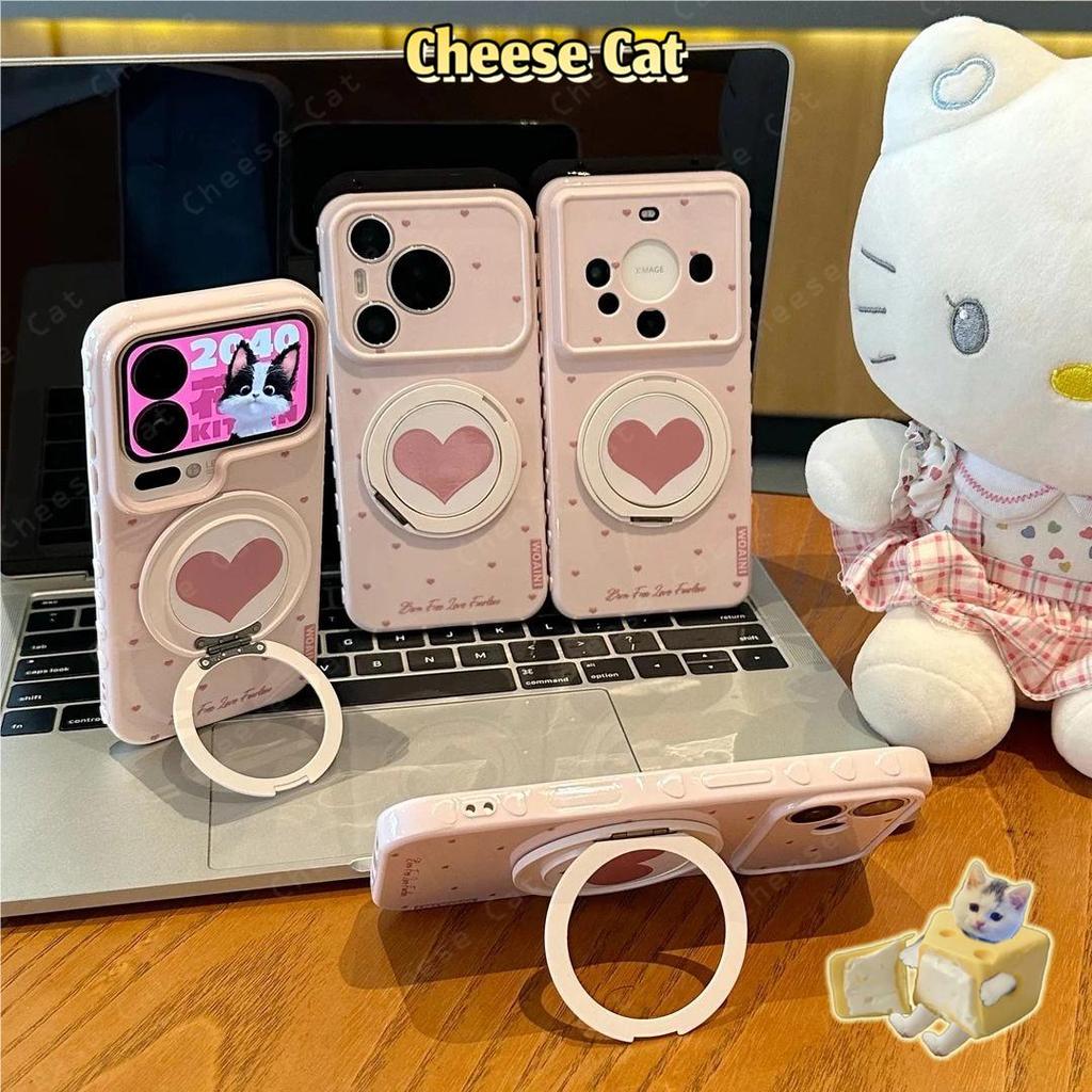 Giá đỡ điện thoại siêu mỏng màu hồng tình yêu Ốp điện thoại cho iPhone dành cho iPhone 14 13 12 11 15 Plus 16 17 Pro Max