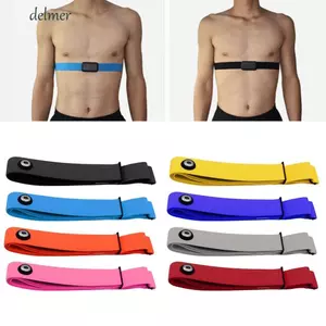 DELMER Dây đeo ngực Cảm biến nhịp tim Mềm mại Dây đeo chất lượng có thể điều chỉnh Dây đeo ngực Yoga