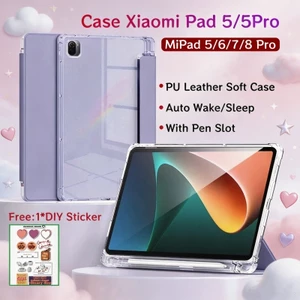Ốp lưng Xiaomi Pad 5 Pro 11inch có khe cắm bút Bảo vệ từ tính Xiaomi Pad 8 Pro 11.2inch Ốp lưng Xiaomi Pad 6 Pro có mặt sau trong suốt