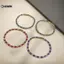 KUZHEN Ngọt Ngào Thời Trang Sang Trọng Mắt Quỷ Zircon Hình Học Bule Vòng Tay Nữ Trang Sức Phụ Kiện Quà Tặng HOT