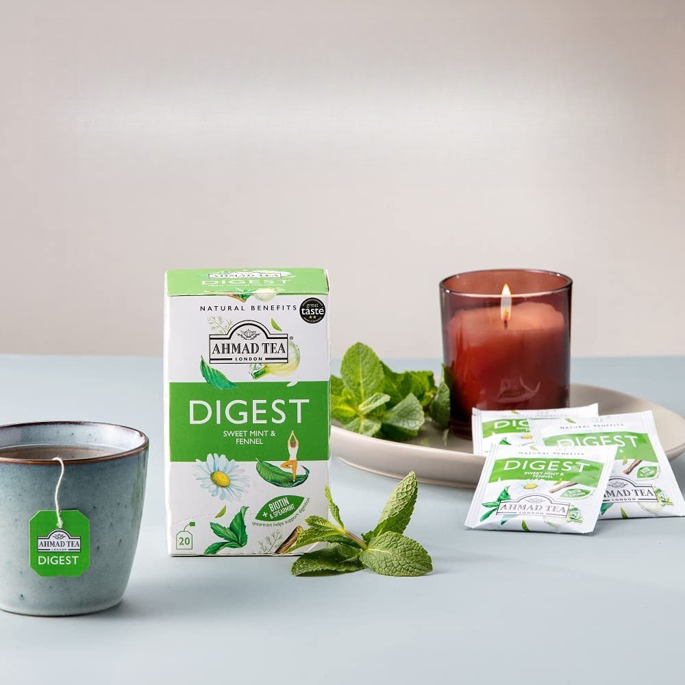 Trà Thảo Mộc AHMAD Organic Túi Lọc Có Bao Thiếc - Hộp 30g (20 Túi Lọc)