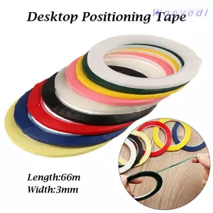WANYEDI 1 Chiếc Băng Đánh Dấu Không Dấu Vết Dính Cách Nhiệt Chống Thấm Nước Vật Dụng Văn Phòng Bảng Trắng Đường Cảnh Báo