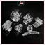 JRP Acrylic Trong Suốt Móng Vuốt Nhựa Trong Suốt Kẹp Tóc nk Kẹp Tóc Đế Cho DIY Trang Sức Làm Thời Trang Bé Gái Phụ Kiện Tóc JRP