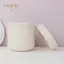 PNPIA- 1 Cái 300 / 400ml Lọ Tẩy Trang Có Thể Đổ Lại Có Thìa Nhựa Rỗng Lọ Trang Điểm Nồi Du Lịch Kem Dưỡng Da Mặt Hộp Đựng Mỹ Phẩm