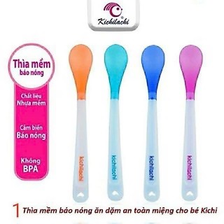 Hộp 1 thìa ăn dặm báo nóng Kichi cao cấp cho bé
