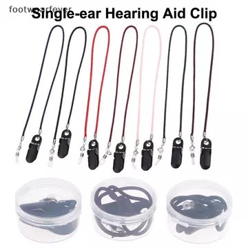 Shoefever] 1 Cái Kẹp Trợ Thính Đa Năng Kẹp Máy Trợ Thính Phụ Kiện Ngăn Ngừa Mất Di Động Dây Treo Máy Trợ Thính Cố Định Dây Mới