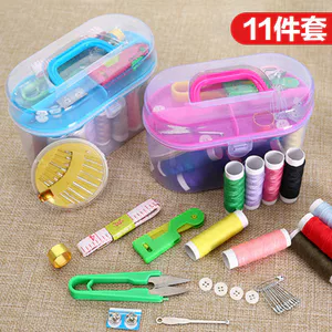 Hộp May Bộ 11 Món Bộ Dụng Cụ May Hộ Gia Đình Ký Túc Xá Quần Áo May Tay May Chỉ May Hộp Bảo Quản Z9OR