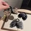 AqToCna Hợp Thời Trang Nữ Ren Nơ Kẹp Tóc Phiên Bản Hàn Quốc Của Bướm Satin Thanh Lịch Kẹp Tóc Bé Gái Tóc Đuôi Ngựa Kẹp Phụ Kiện AqToCna