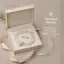 PNPIA- Bộ dây buộc ngọc trai đính cườm và đính đá cổ điển dành cho trang sức đám cưới hoặc phù dâu dành cho nữ
