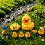 Set Charm Gia Đình Phao Vịt🐥🌼💛- Bộ 8 Charm Phao Vịt gắn dép siêu hot trend hè 2026 dễ thương hết nấc
