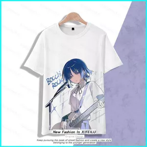 SY3 Becchi The Rock Yamada Ryo Cosplay vải 3D mùa hè Áo thun ngắn tay Anime YS3