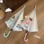 Ô tự động 3 tầng trong suốt dễ thương - Tay cầm dài chống mưa theo chủ đề Shinchan cho trẻ em