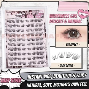 Lông mi giả tự nhiên Wispy & Kéo dài mi giả có thể tái sử dụng cho một cái nhìn thực tế hàng ngày
