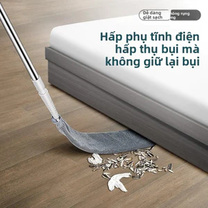 Cây lau nhà loại bỏ bụi đa chức năng VN có thể thu vào, thích hợp để sử dụng trong gia đình, được thiết kế để loại bỏ bụi bẩn và làm sạch khoảng cách đáy giường.