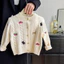 Áo khoác len VN Girls Cardigan 2025 Mùa xuân Phong cách mới Dệt tay Quần áo trẻ em cho trẻ sơ sinh