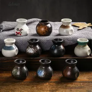 Hộp đựng tăm DELMER, Hộp đựng tăm gốm cổ điển phong cách Nhật Bản, Hộp đựng đồ trang trí Mini Bình nhỏ đơn giản Trang trí Hộp đựng khăn bông Khách sạn
