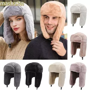 Mũ Bomber Mũ mùa đông dày chống gió ấm áp