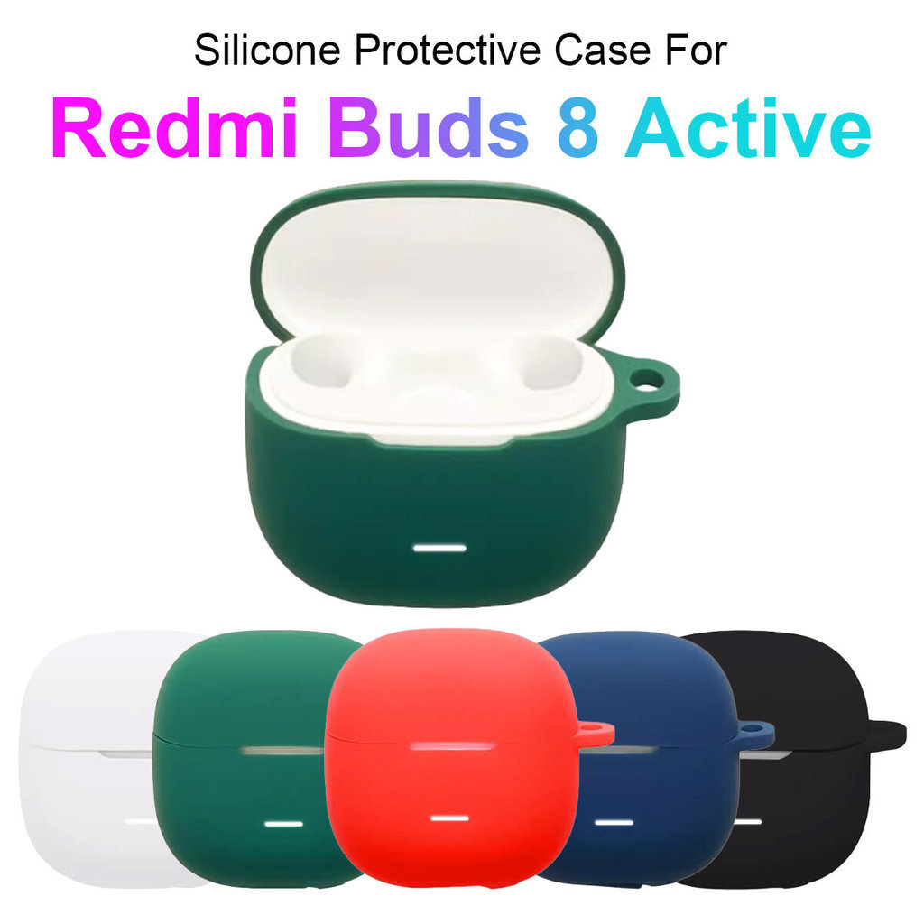 Ốp Mềm Silicon Cho Xiaomi Redmi Buds 8 Hoạt Động Chống Sốc & Chống Bụi Hộp Tai Nghe Bảo Vệ Cho Redmi Buds 8Active Tai Nghe Không Dây Bao Gồm