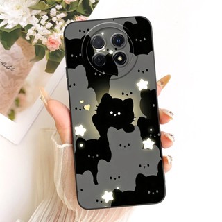 Dành Cho Huawei Nova Y91 Y90 Ốp Lưng STG-LX1 STG-LX2 CTR-LX2 CTR-LX1 Vỏ Hoạt Hình Dễ Thương Thỏ Mèo Mềm Silicon Chống Sốc