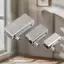 PlumHOUSE 2 Chiếc Kính Xoay Bản Lề Trục Xoay Tủ Thép Không Gỉ Cửa Xoay Bản Lề Kẹp Trục Bản Lề Ẩn Bản Lề Phần Cứng VN