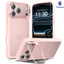 ốp lưng điện thoại giá đỡ máy ảnh Apple 17pm mới có kết thúc mờ, lỗ mịn, lỗ vòng nút và vỏ iPhone 16 Pro
