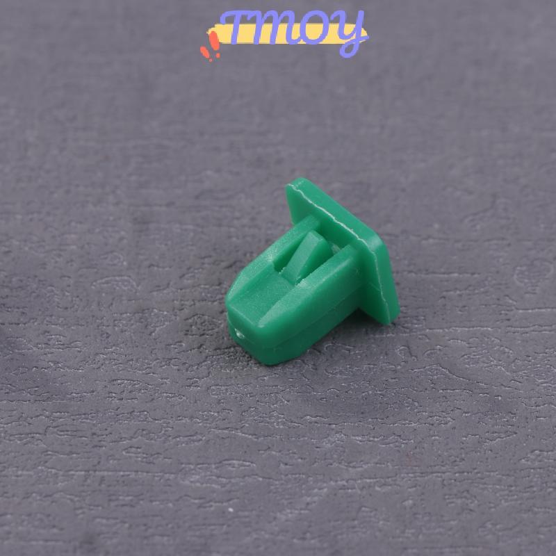 TMOY 50 / 100 Chiếc Màu Trắng Vuông Tự Động Chốt Ốp Lưng Tự Động Chốt Đinh Tán Giữ Kẹp Đẩy Nắp Động Cơ Fender Cửa Xe Viền Bảng Kẹp TMOY