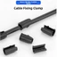Kẹp cáp xe đạp Thiết kế mở bên hông Lắp đặt không cần dụng cụ Cấu hình mỏng