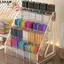 Hộp đựng bút LAKAM, Giá đựng bút 3 / 4 / 5 lớp đa ngăn, Hộp đựng máy tính để bàn Acrylic bền bỉ Văn phòng tại nhà