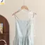 < YEI > Thắt lưng lưới ren trắng Dây thắt lưng thêu rỗng cho nữ mùa hè Slim Dress Phụ kiện thời trang mới