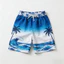 2026 New Daisy, wave, và shell họa tiết 3D in hình unisex quần short đi biển thông thường