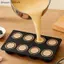 {AKIN} 8 Khoang Tangerine Hình Khuôn Bánh Mousse Silicon NonSti Khuôn Bánh Ngọt Linh Hoạt Cho Gia Đình Nướng Bánh Và Lễ Kỷ Niệm {a}