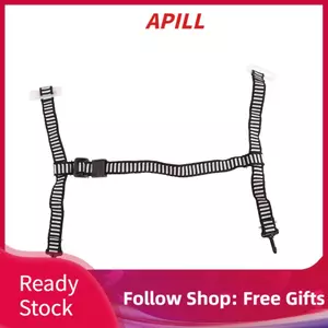 Apill Mũ Cằm Có Thể Mở Rộng Màu Đen Trắng Dây Đeo Hình Chữ Y 28Cm Chặn Đa Năng Với 4 Điểm Cố Định Cho Mũ Bảo Hiểm
