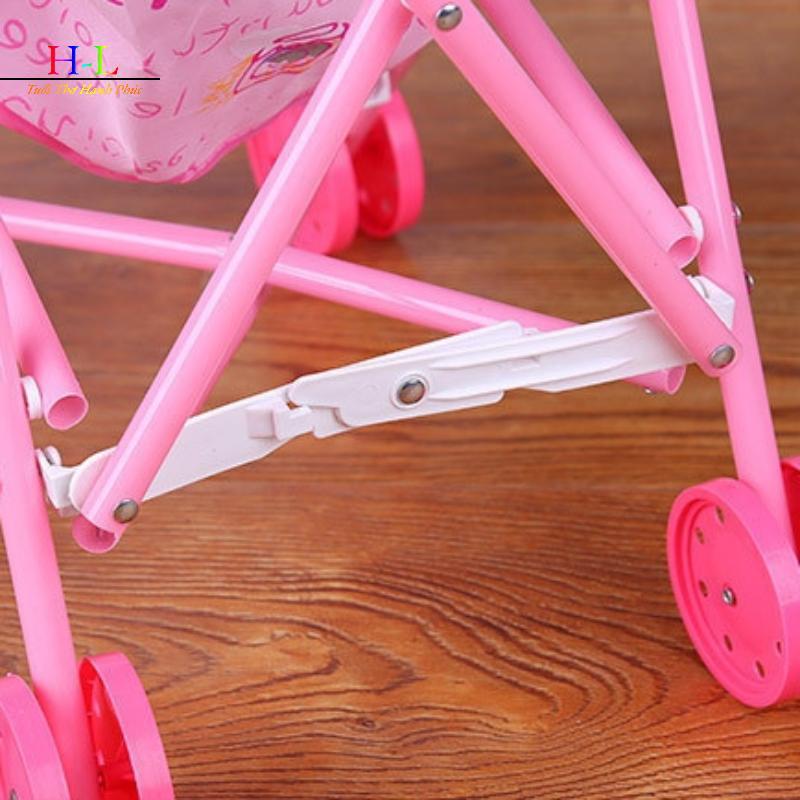 HL Bền Tương Tác Búp Bê Pram Giả Vờ Chơi Đồ Chơi Búp Bê Ổn Định Xe Đẩy Bé Bằng Nhựa Cho Bé Trai Bé Gái Trẻ Sơ Sinh LMWU