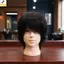 < YEI > Tóc Thật Người Đầu Mannequin Tóc Ngắn Hoàn Hảo Cho Thợ Cắt Tóc Thực Hành Dụng Cụ Tạo Kiểu Làm Đẹp Thẩm Mỹ Học Sinh Sử Dụng Mới
