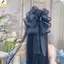 < YEI > 1 Cái Vintage Nơ Lấp Lánh Tóc Móng Vuốt Lưới Thiết Kế Kim Cương Giả Độc Đáo Barrette Để Sử Dụng Hàng Ngày Và Thường Ngày Mới
