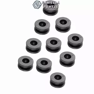 FANIELLAPOWELL Bộ 10 Cái Thay Thế Cao Su Xe Máy, Kích Thước M6 Xe Máy Cao Su M6 Grommets Cao Su, Ống Lót Cao Su Cho / Suzuki / Yamaha Bu Lông Thay Thế