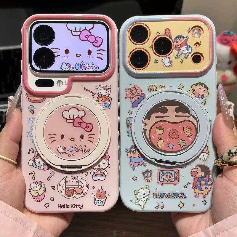 Ốp lưng iPhone Chef Hello Kitty có đế xoay 360° iP - 11/12/13/14/15/16/17/Plus/Air/Pro/Max