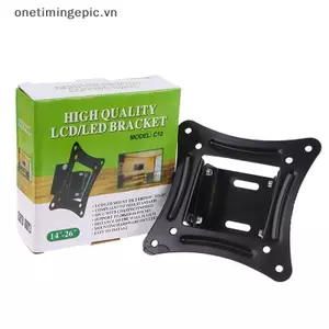 VFZ 1 Bộ 14-27Inch TV Mounts Màn hình LED LCD Giá treo tường Braet Bảng điều khiển phẳng cố định Khung TV Hỗ trợ góc nghiêng 15 độ w / Vít OTE