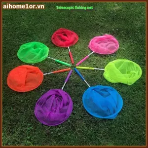 AIHOM Lưới câu cá có thể thu vào Thiết kế mở rộng để bắt chuồn chuồn và cá nhỏ ngoài trời Di động nhiều tùy chọn Pa,