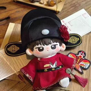 20cm Quần Áo Trẻ Em Quần Áo Búp Bê Cotton Xiao Zhan Zanghai Độc Quyền Chính Thức Đồng Phục Cổ Dễ Thương Búp Bê Xiao Zhan Cotton 6.10
