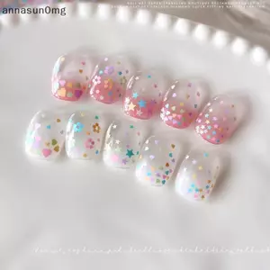 AA Ngọc Trai Trắng Móng Tay Nghệ Thuật Trang Trí Bộ Màu Hỗn Hợp Kim Sa Lấp Lánh Trắng 3D Salon Chất Lượng Cho Chuyên Nghiệp Hoặc Gia Đình Làm Móng Tay VN